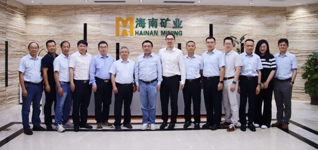 复星国际联席CEO陈启宇到访海南矿业